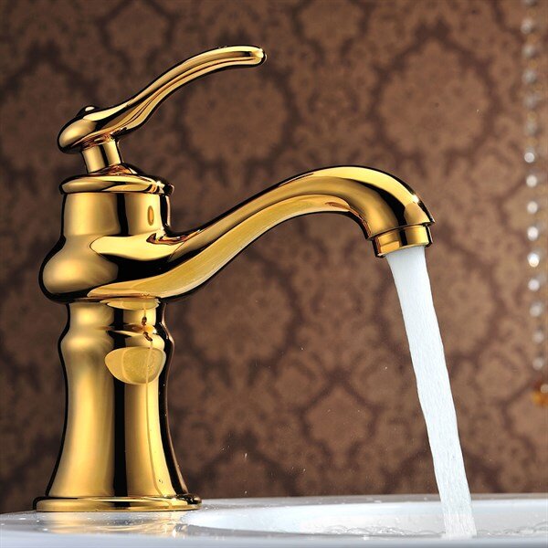 Altın Lavabo Bataryası FM-1212  - 2