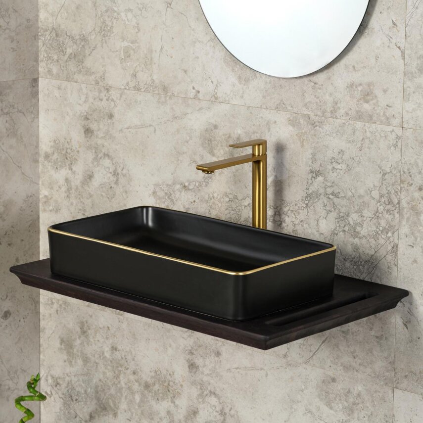 Altın Lavabo Bataryası FM-2322  - 3
