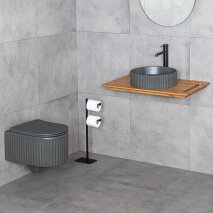 Asma Klozet Mat Füme ET-W1000MF - 3