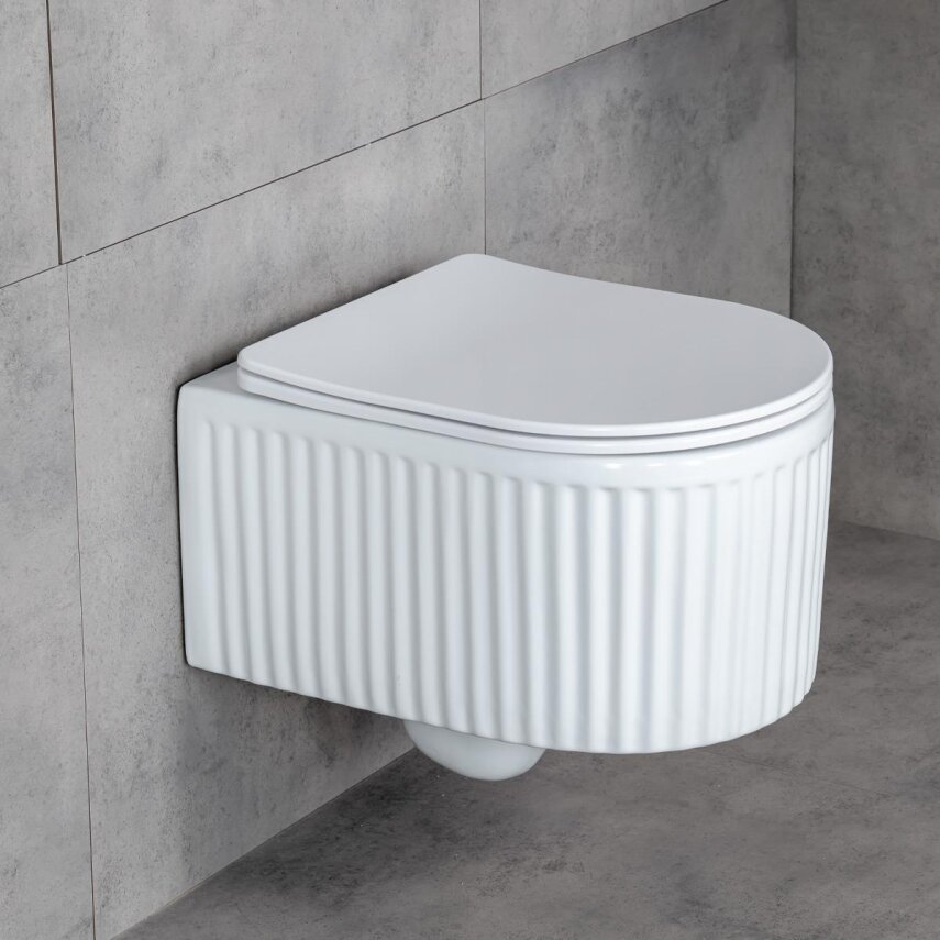 Asma Klozet Parlak Beyaz ET-W1000  - 4