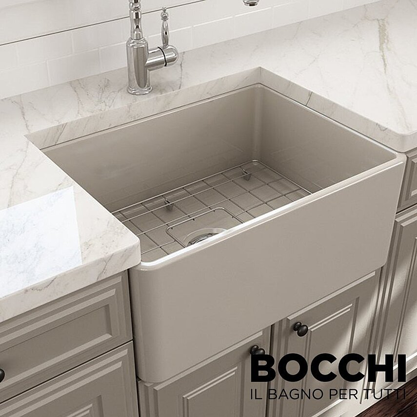 BOCCHİ Lavello Mutfak Eviyesi 60 cm Mat Yasemin - 1