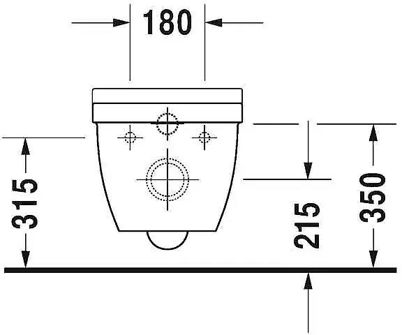 Duravit Starck 3 Kanalsız Rimless Asma Klozet Yavaş Kapanır Kapak Dahil - 3