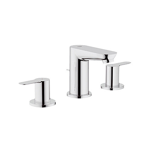 Grohe BauEdge 3 Delikli Ankastre Lavabo Bataryası, Sifon Kumandalı - 1