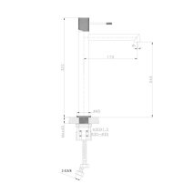 Krom Lavabo Bataryası FM-2121  - 2