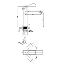 Krom Lavabo Bataryası FM-2311  - 2