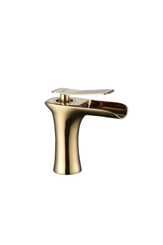 LPD Şelale Lavabo Bataryası PVD Gold - 1