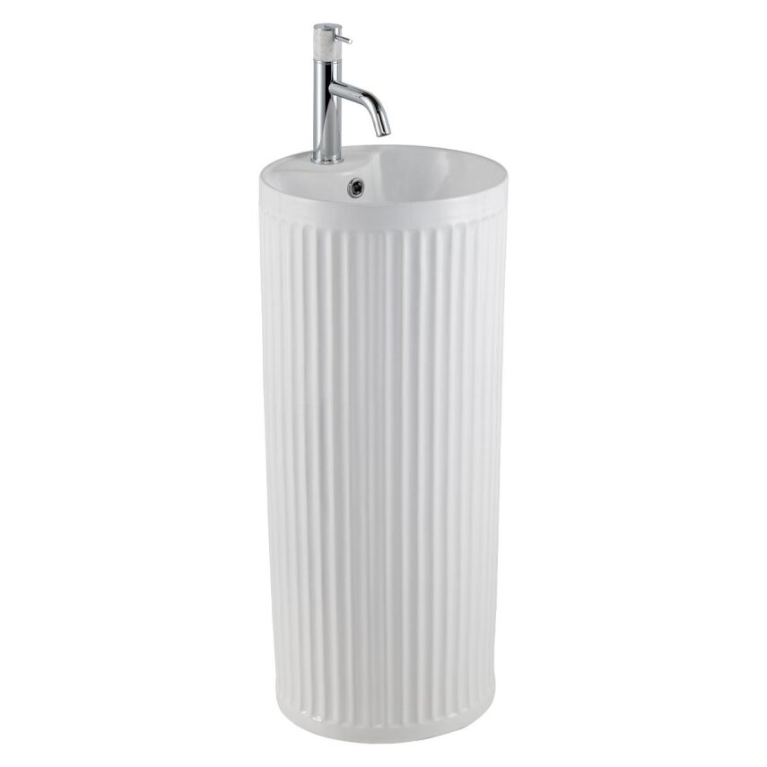  Mat Beyaz Monoblok Lavabo E-W310MB - 1