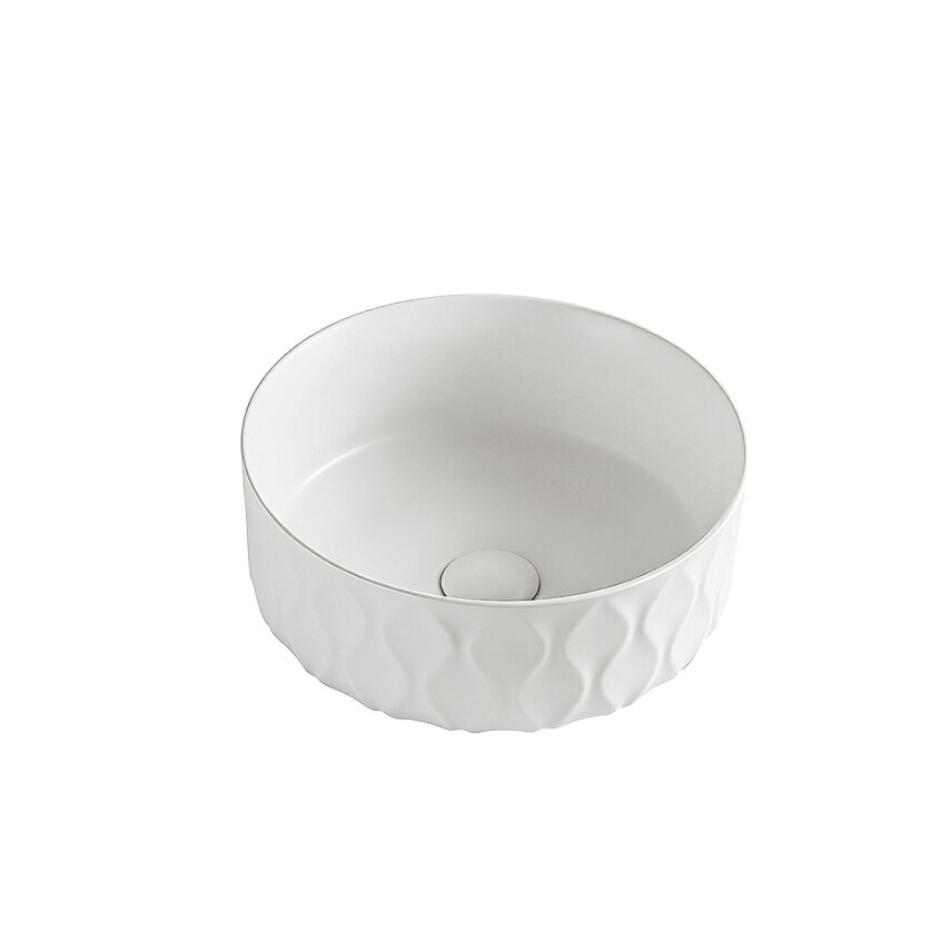 Mat Beyaz Tezgah Üstü Lavabo EY-4750MB  - 1