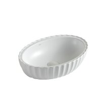 Mat Beyaz Tezgah Üstü Lavabo EY-4770MB