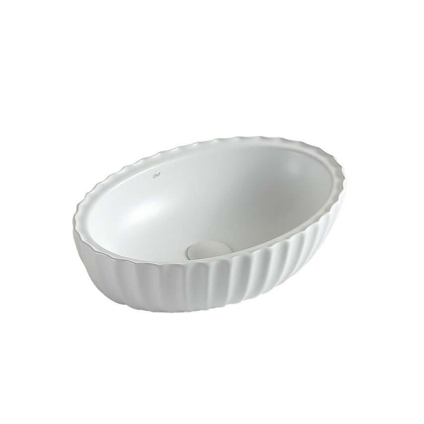 Mat Beyaz Tezgah Üstü Lavabo EY-4770MB - 1