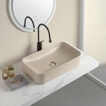 Mat Cappucino Tezgah Üstü Lavabo EY-4730MK  - 2