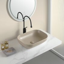 Mat Cappucino Tezgah Üstü Lavabo EY-4740MK  - 2