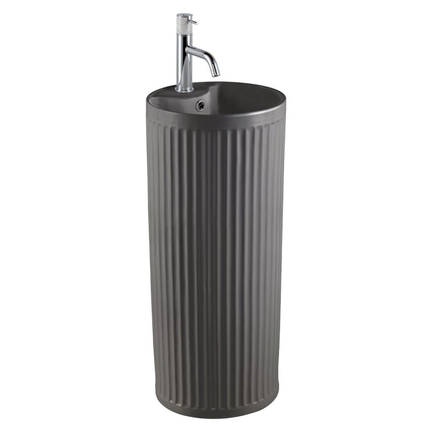  Mat Füme Monoblok Lavabo E-W310MF - 1