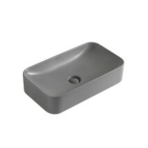 Mat Gri Tezgah Üstü Lavabo EY-4730MG 