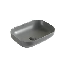 Mat Gri Tezgah Üstü Lavabo EY-4740MG 