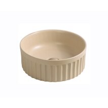 Mat Krem Tezgah Üstü Lavabo EY-4715MK 