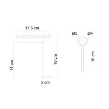 Mat Siyah Lavabo Bataryası FJ-6015  - 2