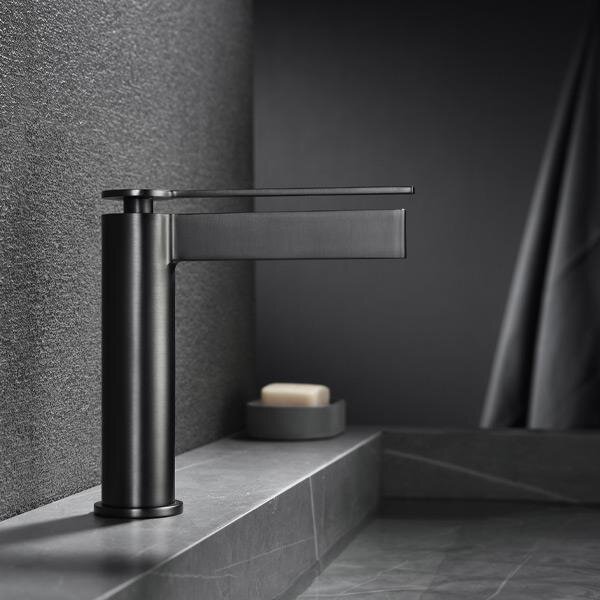 Mat Siyah Lavabo Bataryası FJ-6015  - 3