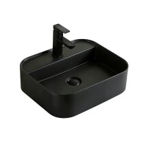 Mat Siyah Tezgah Üstü Lavabo EY-4720MS 