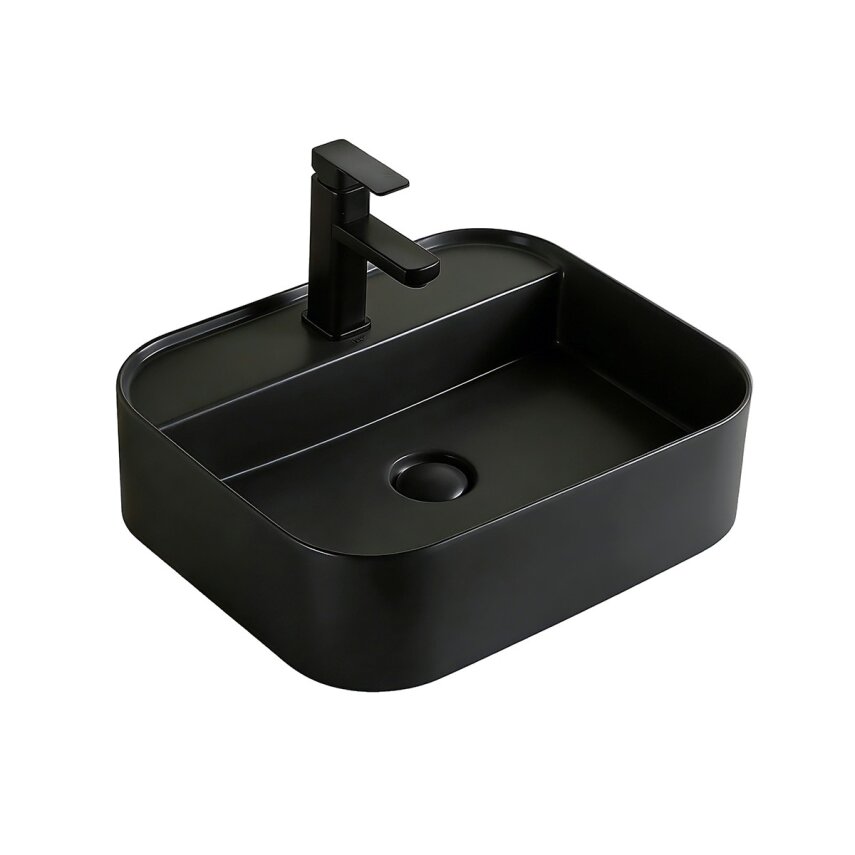 Mat Siyah Tezgah Üstü Lavabo EY-4720MS  - 1