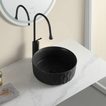 Mat Siyah Tezgah Üstü Lavabo EY-4750MS  - 2