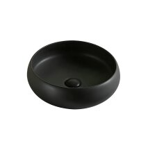 Mat Siyah Tezgah Üstü Lavabo EY-4760MS 