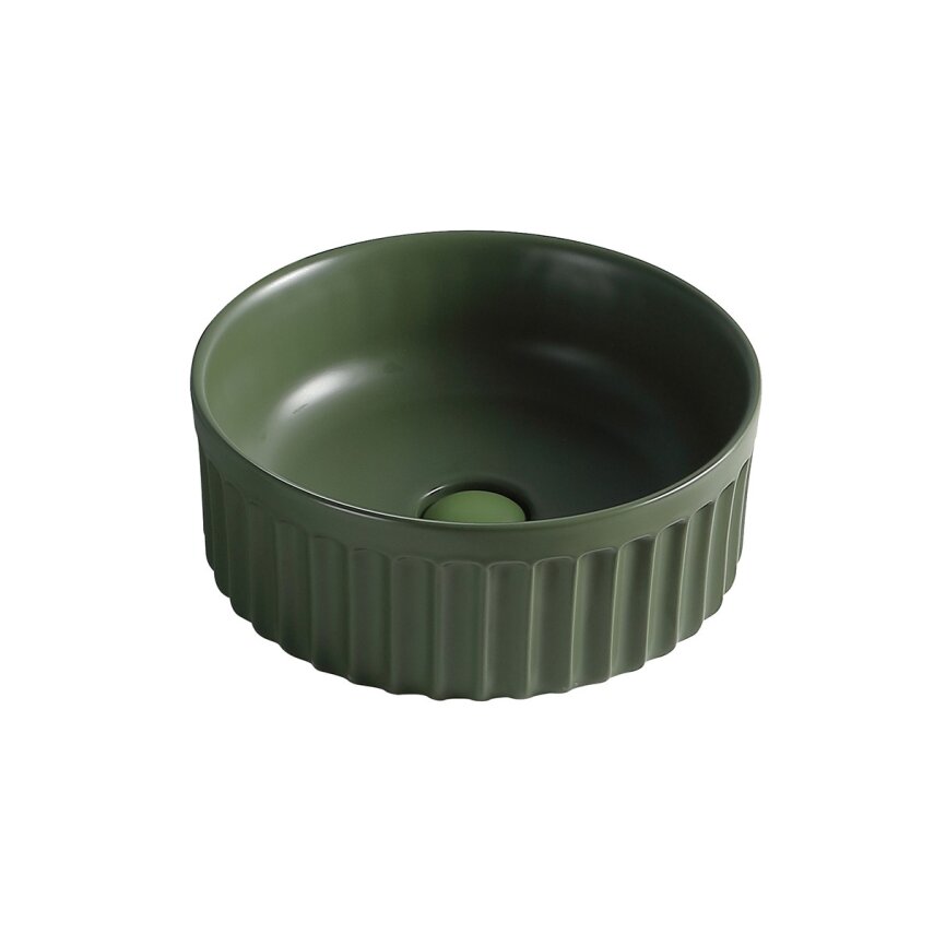 Mat Yeşil Tezgah Üstü Lavabo EY-4715MY  - 1