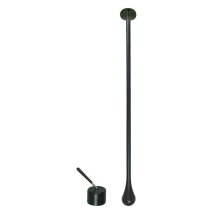 Minimal Mat siyah Tavandan Lavabo Bataryası - 2