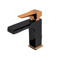 NEWARC Aqua Lavabo Bataryası - Siyah/Parlak Bakır - 1