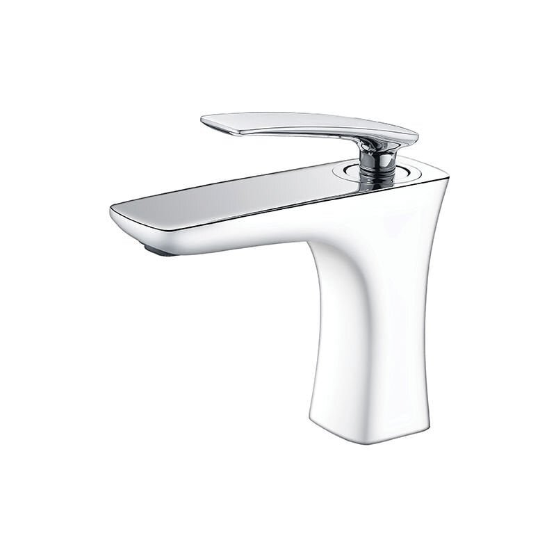 NEWARC  LİFE Lavabo Bataryası Krom/Beyaz 981521KB - 1
