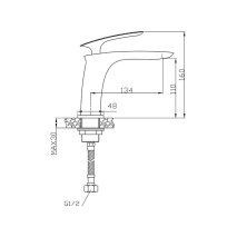 NEWARC - SLİM Lavabo Bataryası 121521 - 2