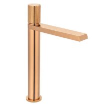Parlak Altın Rose Lavabo Bataryası FK-9123 