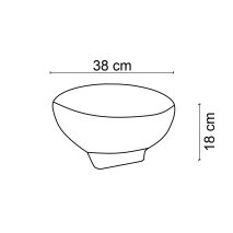 Parlak Beyaz Tezgah Üstü Lavabo EY-4820 - 5