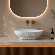 Parlak Beyaz Tezgah Üstü Lavabo EY-4821 - 3