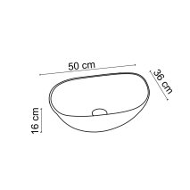 Parlak Siyah Tezgah Üstü Lavabo EY-4830S - 3
