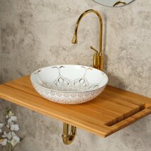 Tezgah Üstü Lavabo Altın E-7032  - 2