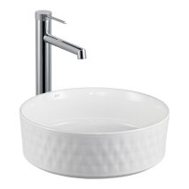  Tezgah Üstü Lavabo Beyaz E-W5001
