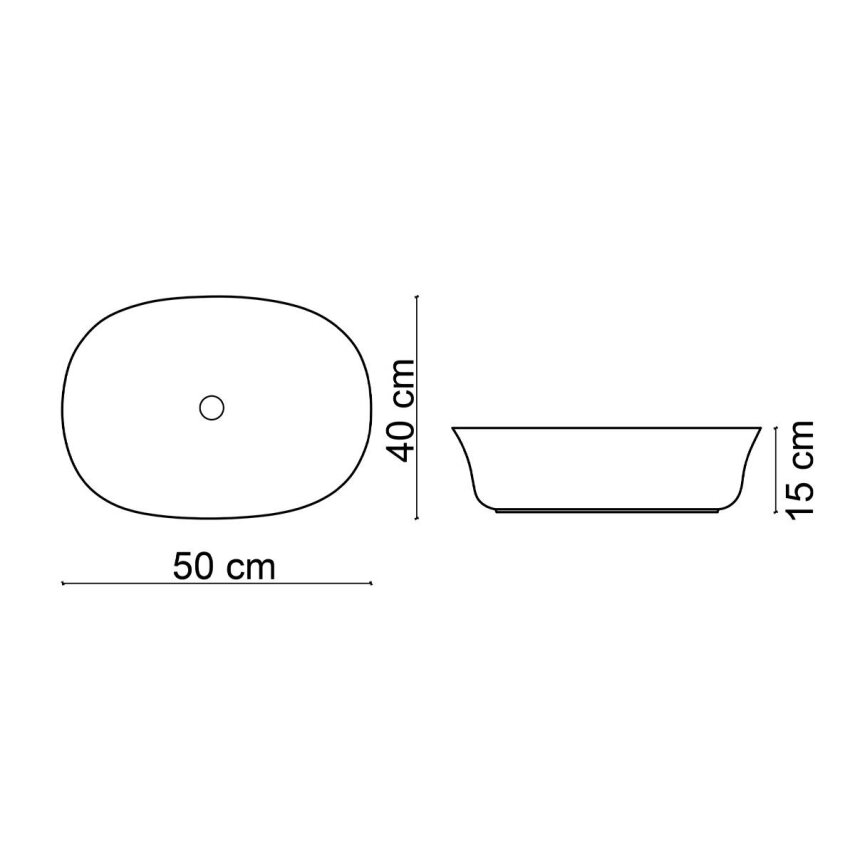 Tezgah Üstü Lavabo Beyaz EH-4600  - 3