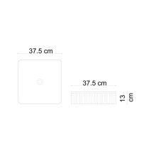 Tezgah Üstü Lavabo Mat Beyaz E-W1003MB  - 2