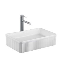 Tezgah Üstü Lavabo Mat Beyaz E-W1004MB