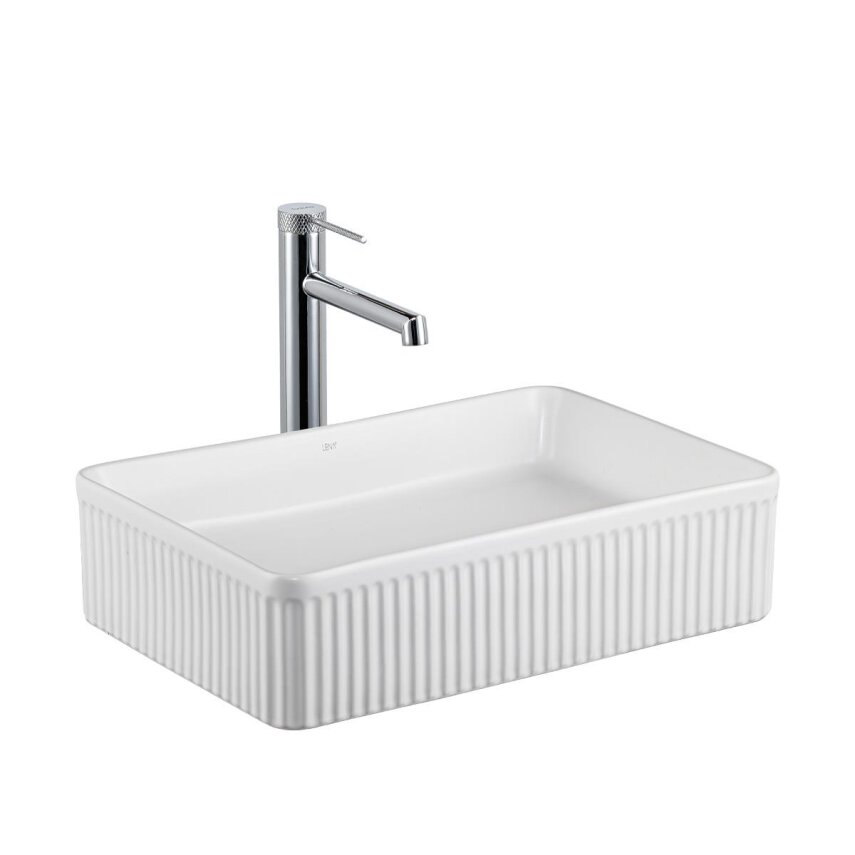 Tezgah Üstü Lavabo Mat Beyaz E-W1004MB - 1