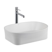 Tezgah Üstü Lavabo Mat Beyaz E-W1051MB 