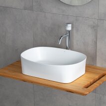 Tezgah Üstü Lavabo Mat Beyaz E-W1051MB  - 3