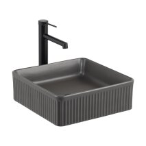 Tezgah Üstü Lavabo Mat Füme E-W1003MF 