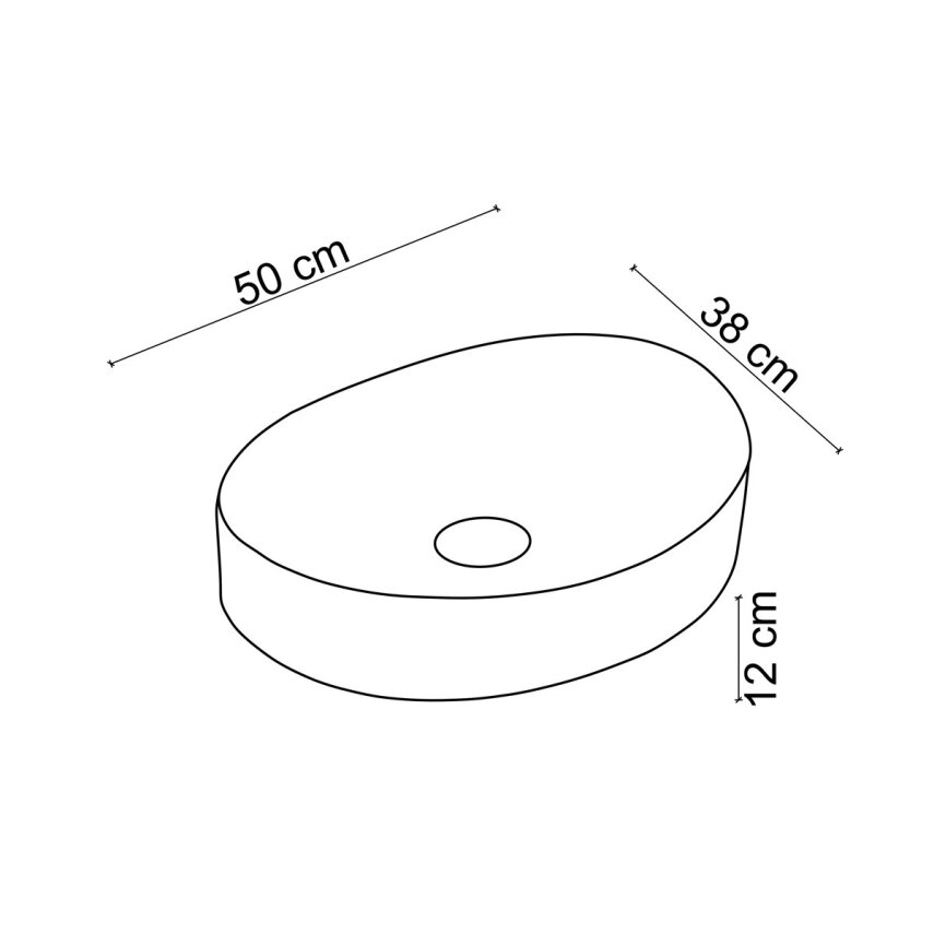 Tezgah Üstü Lavabo Mat Krem EY-4713MK  - 2