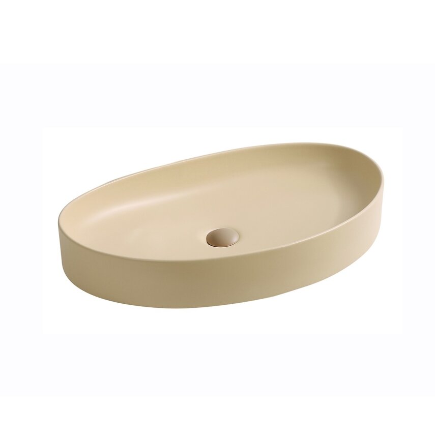 Tezgah Üstü Lavabo Mat Krem EY-4714MK  - 1