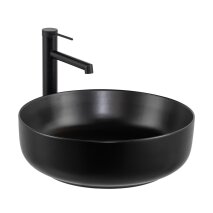 Tezgah Üstü Lavabo Mat Siyah E-W1201MS 