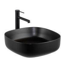 Tezgah Üstü Lavabo Mat Siyah E-W1203MS 