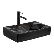  Tezgah Üstü Lavabo Mat Siyah E-W2000MS