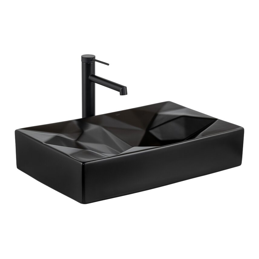 Tezgah Üstü Lavabo Mat Siyah E-W2000MS - 1